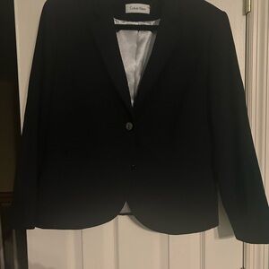 Calvin Klein Black/Navy Blue  Jacket - size 14